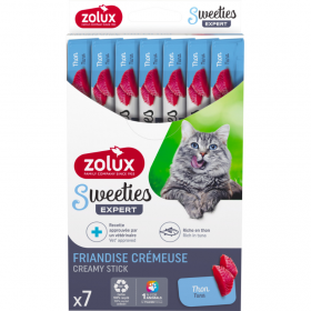 Кремообразно лакомство за котки Zolux SWEETIES CAT TUNA x7 с риба тон